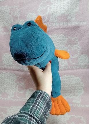 М'яка іграшка jellycat mudskipper синьо-помаранчева 6