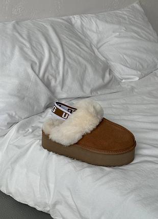 Зимове взуття ugg funkette натуральна замша