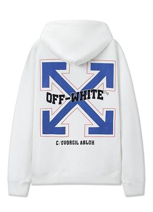 Мужское белое худи off-white s-xxl