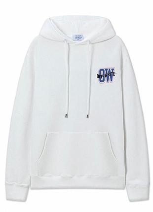 Худи off-white мужское белое s-xxl