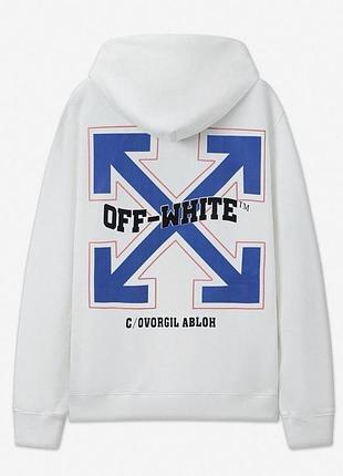Худи off-white мужское белое s-xxl 2