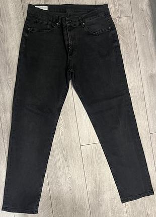 Джинси чоловічі zara чорні, розмір w34/eur 44