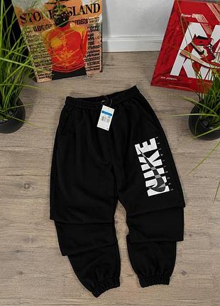 Nike sportswear чорні брюки s, m, l, xl