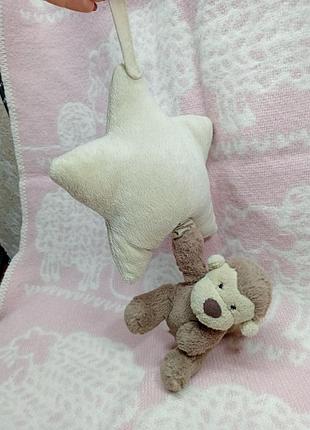 Музична іграшка jellycat мавпочка з зіркою колискова