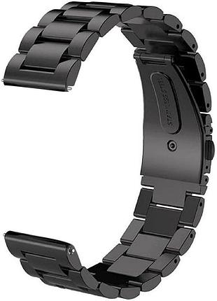 Браслет v-moro для samsung galaxy watch 46mm/gear s3 22mm чорний уцінка