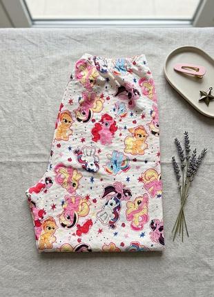 Піжамні штани з мемним принтом my little pony, one size (xs-m)