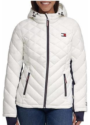 Біло-молочна легка куртка tommy hilfiger