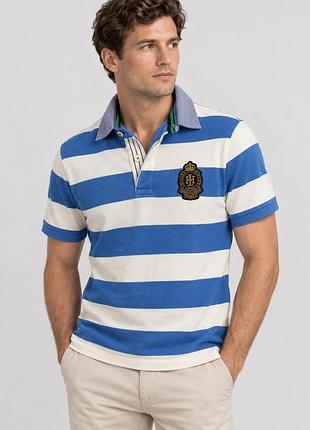 Футболка поло з великим логотипом tommy hilfiger