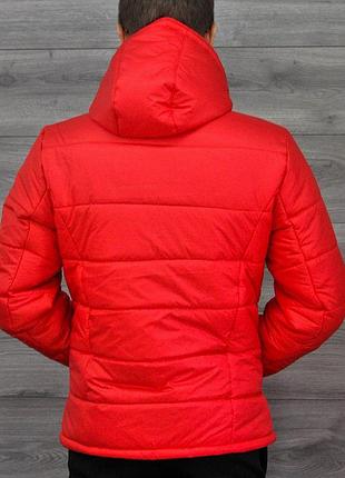 Зимняя бордовая куртка nike размеры s, m, xl, xxl
