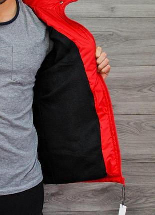 Бордовая мужская куртка nike зима s m xl xxl