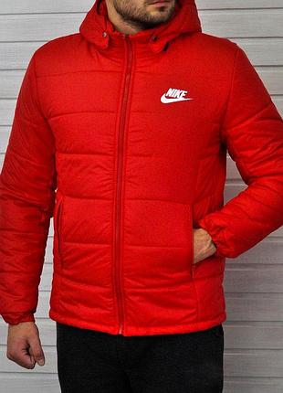 Nike куртка мужская зимняя бордовая s m xl xxl