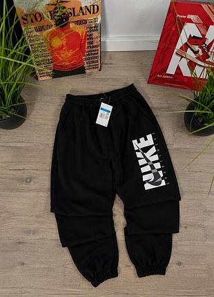 Штани nike sportswear чорні s, m, l, xl для образу 2