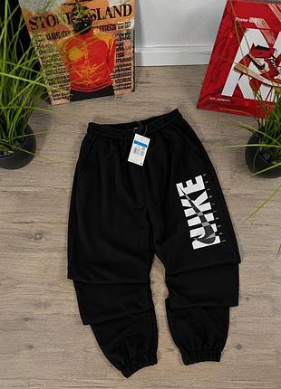 Брюки nike sportswear чорні s, m, l, xl