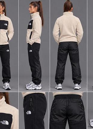 Женский флисовый костюм the north face
