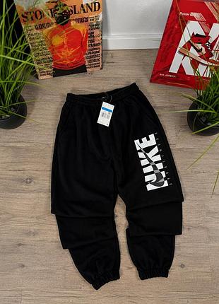Брюки чорні nike sportswear s, m, l, xl
