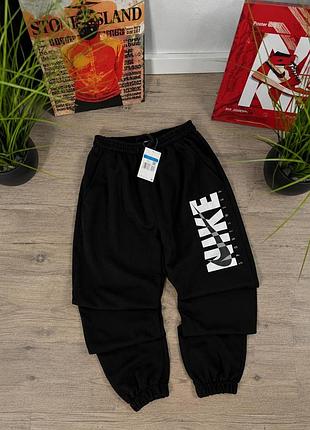 Nike sportswear брюки черные s-xl