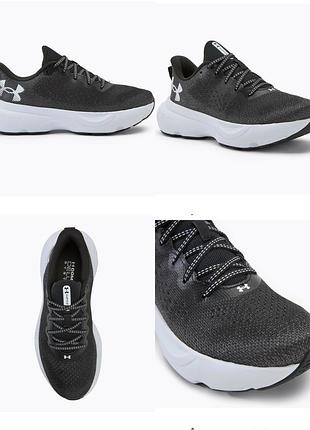 Under armour кроссовки для бега infinite black/white р.37-38