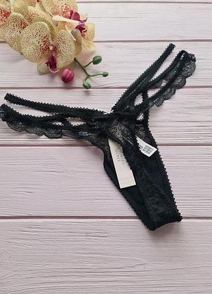 Трусики стринги rose lace butterfly hardware victoria´s secret 6