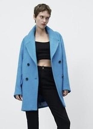 Пальто zara вовна