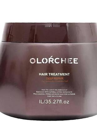 Маска для глибокого відновлення волосся olorchee hair treatment deep repair 1000 мл
