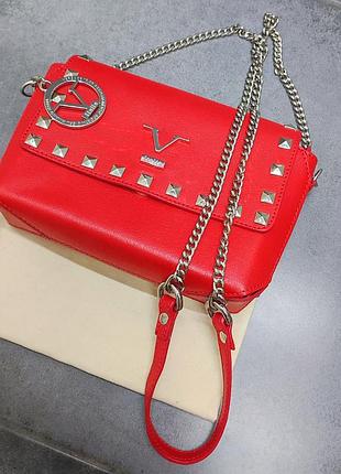 Versace кросс боди кожа сумка
