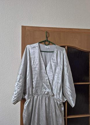 Сатинова сукня h&m 3