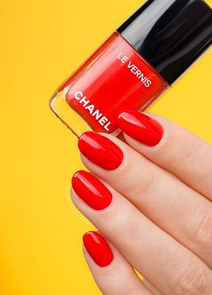 Лак для нігтів chanel le vernis 634 arancio vibrante