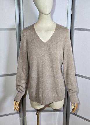 Repeat cashmere роскошный кашемировый свитер в оттенке капучино