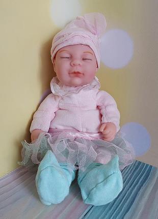 Колекційна м'яконабивна лялька-пупс серії «фея» (pink baby fairy doll) від бренду anne geddes