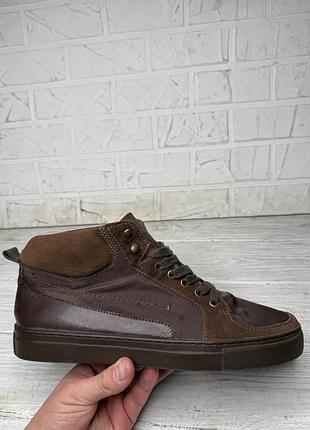Модные кожаные  ботинки мокасины reiss 1971 британского бренда