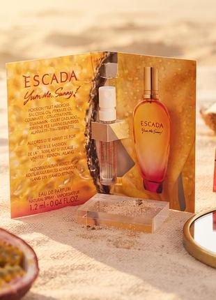 Парфумована вода (пробник) escada yum me, sunny! eau de parfum, 1.2 мл