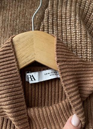 Светр жіночий zara карамельний 6