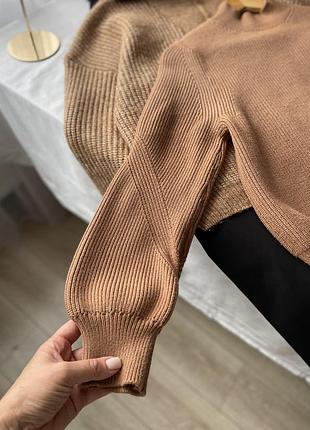 Светр жіночий zara карамельний 4