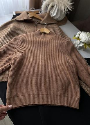 Светр жіночий zara карамельний 3