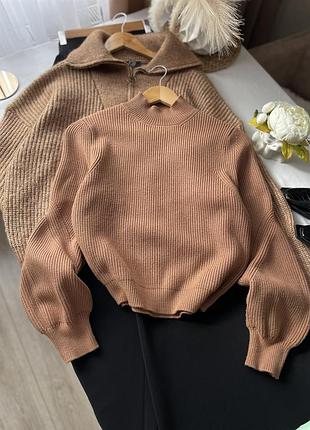 Светр жіночий zara карамельний