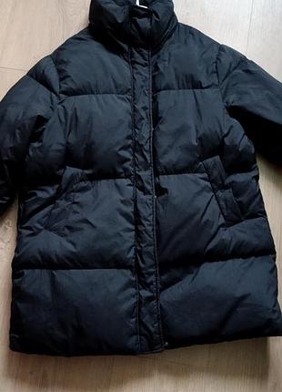 Жіночий пуховик zara чорний