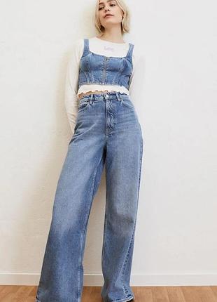 Джинси wide-leg з колаборації lee x h&m