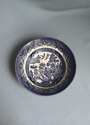 Вінтажна тарілка  churchill blue willow, англія