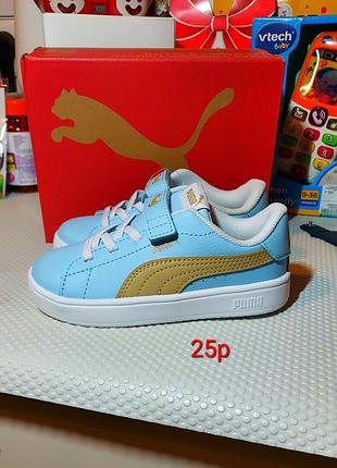 Новые оригинал яркие стильные кроссовки puma ballkid woodland ac+ для мальчика девочки унисекс 25р