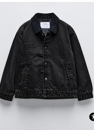 Джинсова куртка zara розмір 130 для хлопчика