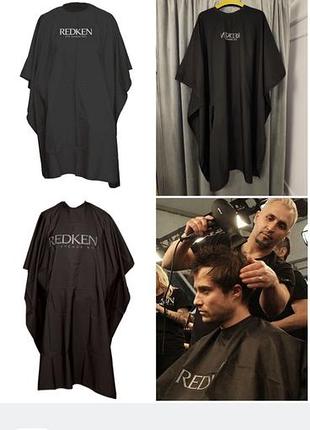 Перукарська накидка redken чорна з логотипом