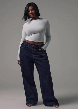 Широкі джинси wide leg від бренду musera