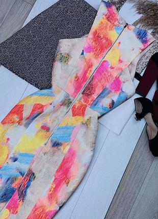 Вечірня сукня h&m s коротке плаття футляр різнокольорова сукня святкова