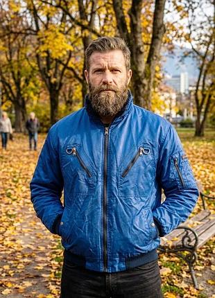 Куртка чоловіча jet set work wear синя