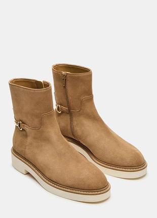 Черевики жіночі steve madden замшеві taupe 37 розмір 24 см