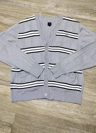 Чоловічий светр кардиган adidas, розмір l.