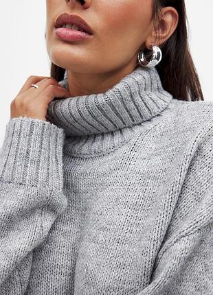 Теплый мирер с воротником h&amp;m 4