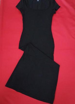 Сукня довга облягаюча shein