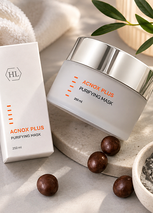⭐ ❄️holy land лечебная маска для лица,acnox plus purifying mask⭐❄️