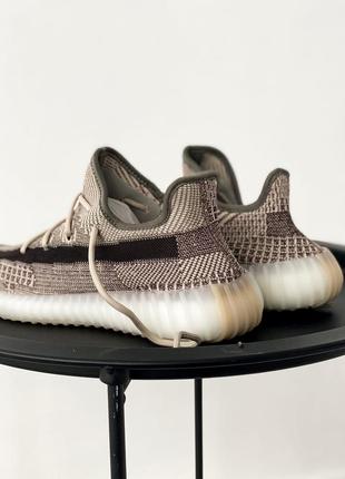 Отличные мужские кроссовки adidas yeezy boost 350 коричневые9 фото